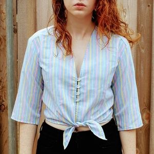 VTG 70s Levi's Prarie Crop Top
